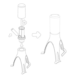 Sovseomrører -Danish Care Supply 106030 sovseomroerer tegning