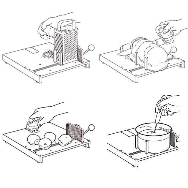 Fix Køkkenbræt Fix Køkkenbræt -Danish Care Supply 126000 anvendelsesmuligheder