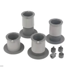 Justerbare Stoleforhøjer – Buckingham – 4 Stk. -Danish Care Supply 147070 stole forhoejer 2