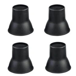 Sorte Stoleforhøjere – Elefantfod – 4 Stk.