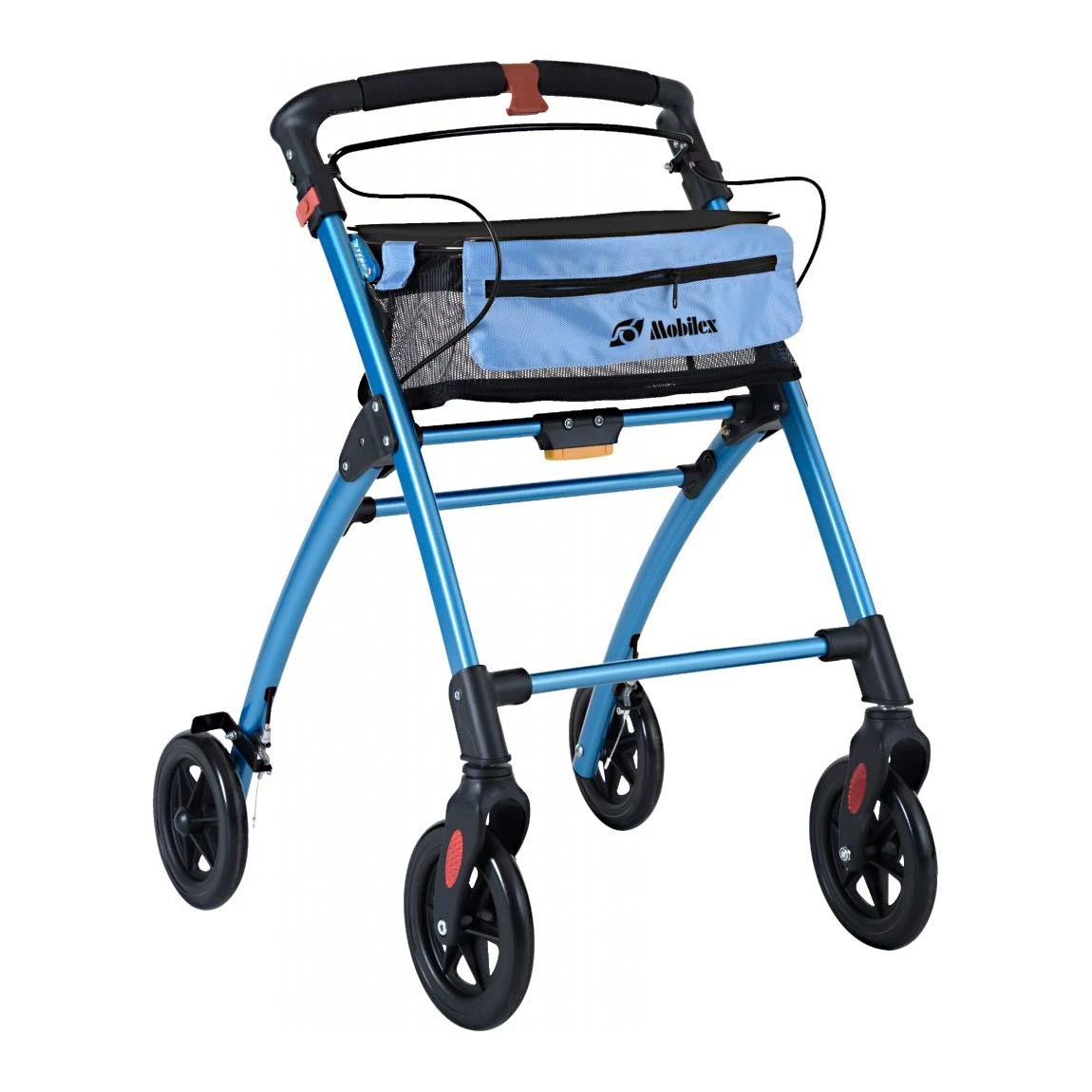 Mobilex Jaguar indendørs rollator Mobilex Jaguar Indendørs Rollator -Danish Care Supply 401321 Jaguar rollator blaa
