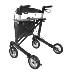 Mobilex Gepard Rollator Med Soft Hjul – Sædehøjde 62 Cm – To Farver -Danish Care Supply 401333 GEPARD HD Black carbon SOFT 3