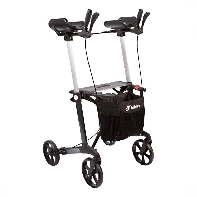 Mobilex Tiger Artritis Rollator med drejbare armlæn Mobilex Tiger Artritis Rollator Med Drejbare Armlæn -Danish Care Supply 401382 Tiger rollator 1