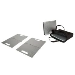 Klapbar Dørtrinsrampe I Aluminium – 2 Stk