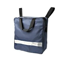 Mørkeblå Taske Til Kørestol Med Refleks