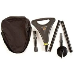 Foldbar Stok Med Sæde, 1 Ben