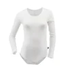Hvid Bodystocking Til Voksne – Lange ærmer