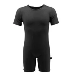 Sort Bodystocking Med Lynlås