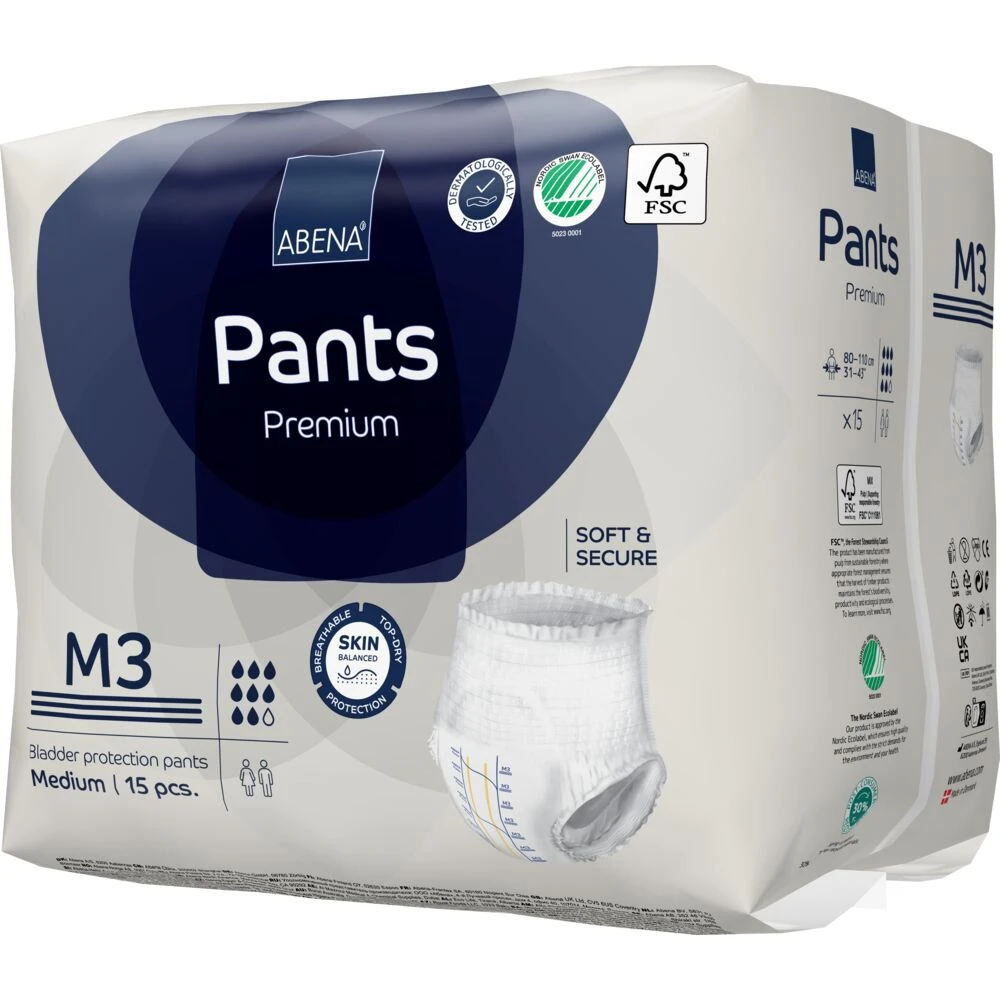 Abena pants M3 bukseble – 15 stk. Abena Pants M3 Bukseble – 15 Stk. -Danish Care Supply 810015 3