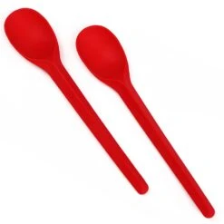 Rød Flexy-spoon Ske, Ekstra Blød, Maxi – 2 Stk.