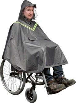 Regnponcho Til Kørestolsbrugere