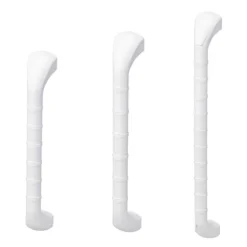 Hvide Prima Støttegreb Med Bløde Ribber