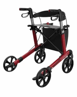 Mobilex Leopard Rollator, Sædehøjde 55 Cm -Danish Care Supply leopard 55 cm roed 2